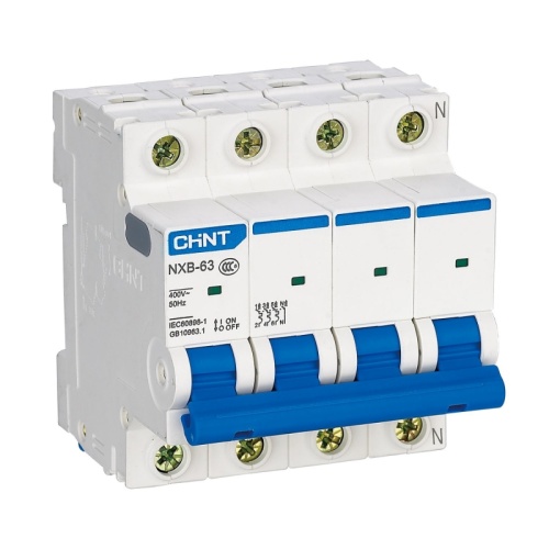 Авт. выкл. NXB-63S 4P 10А 4.5kA х-ка C соответствует стандарту ROHS (CHINT) | код 296904 | CHINT Авт. выкл. NXB-63S 4P 10А 4.5kA х-ка C соответствует стандарту ROHS (CHINT) | код 296904 | CHINT