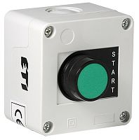 Кнопочный пост 1-модульный - START JAB20000 (зеленый) | код 004770362 | ETI