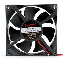 Вентилятор Gembird FANPS, 80x80x25, втулка, 2 pin, провод 30 см | код FANPS | Gembird