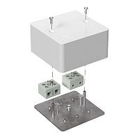 Коробка огнестойкая для кабель-канала 40-0460-FR10.0-4 Е15-Е120 RAL9003 85х85х45 (44 шт/кор) Промрукав | код 40-0460-FR10.0-4 | ПРОМРУКАВ