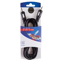 Шнур стерео шт. 3.5 мм - стерео шт 3.5 мм 3М (GOLD) REXANT | код 06-3010 | REXANT