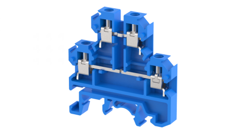 Клемма проходная винтовая 2,5 мм2, двухуровневая, на 4 подключения, красная KU2D4(R) | код 1103380002 | Elmex Клемма проходная винтовая 2,5 мм2, двухуровневая, на 4 подключения, красная KU2D4(R) | код 1103380002 | Elmex