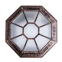 Светильник Тартаруга НПП 03-100-005 IP44 матовый /корпус с решеткой медь ИУ | код 1005501034 | Элетех