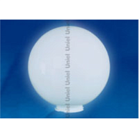 Рассеиватель UFP-R300В CLEAR в форме шара для садово-парковых светильников . Диаметр 300мм. с крепежным элементом - посадочный. - САН-пластик. прозрачный. - 2 шт. в групповой картонной коробке. | код 08081 | UNIEL