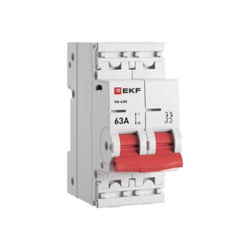 Выключатель нагрузки 2п 63А ВН-63N PROxima | код. S63263 | EKF фото 2 Выключатель нагрузки 2п 63А ВН-63N PROxima | код. S63263 | EKF фото 2