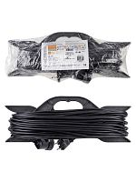 Удлинитель-шнур на рамке силовой народный ПВС 2200 Вт б/з, 20м, штепс. гнездо | код SQ1307-0307 | TDM НАРОДНЫЙ