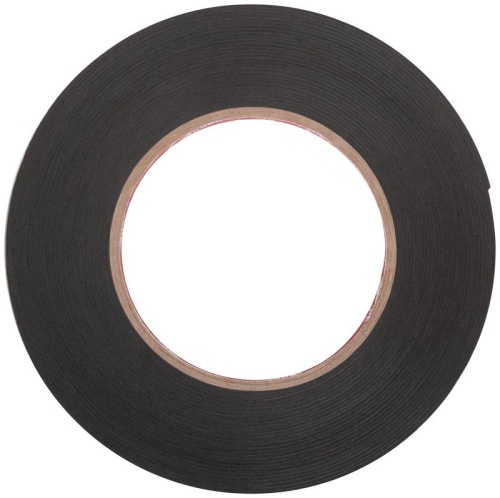 Лента монтажная клейкая на вспененной основе 12ммх10м черн. КУРС 11782