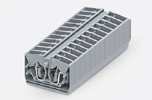 254327 Клемма TB 1-1 проходная промежут. фронт. подключение, сеч. 2.5мм2, жёлто-зел., шт | код 254327 | SUPU