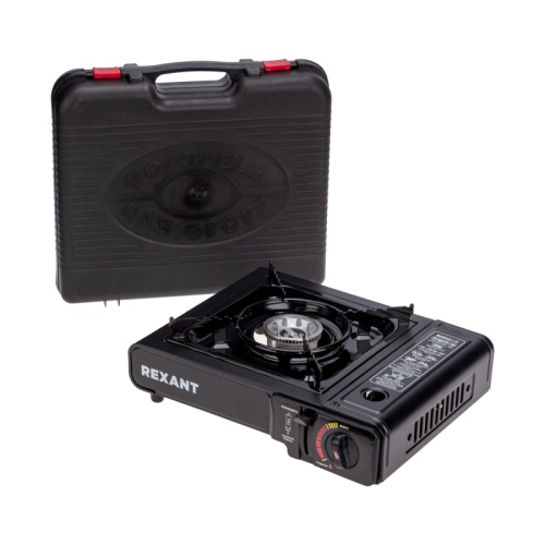 Газовая туристическая плитка «Соратник» REXANT | код 12-4115 | REXANT Газовая туристическая плитка «Соратник» REXANT | код 12-4115 | REXANT