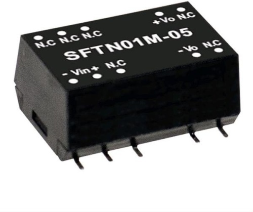 Источник питания DC-DC, 1 Вт, вход 10.8…13.2В, выход 15В/67мА, изоляция 3000В DC, SMD 15.24х10.7х7.1мм, -40...+90С | код SFTN01M-15 | MeanWell Источник питания DC-DC, 1 Вт, вход 10.8…13.2В, выход 15В/67мА, изоляция 3000В DC, SMD 15.24х10.7х7.1мм, -40...+90С | код SFTN01M-15 | MeanWell