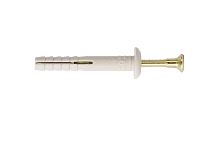 Дюбель-гвоздь 6х40 грибовидный бортик, полипропилен (пакет 150шт) | код. 00004919-150 | ЭТМ-Крепеж