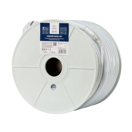 Гибкий неон LED 360 круглый, белый, 50 м | код 131-315 | Neon-Night фото 6