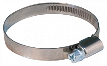 Хомут обжимной накатной 50-70мм нержавеющая сталь ширина 12мм | код 99346т | Хват