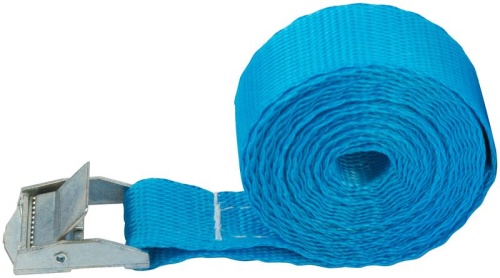 Ремень для крепления груза, пряжка с фиксатором, лента 25 мм x 2.5 м, 250 кг | код 64913 | FIT