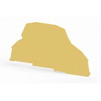 446 260, Концевой сегмент на клеммники YBK4-2F*, (бежевый), NPP YBK 4-2F | код 0.0.0.4.46260 | KLEMSAN