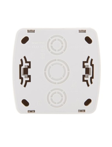 Демет Розетка компьютерная белый | код 711-0200-139 | Lezard фото 2