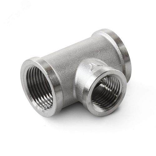 Тройник латунный резьбовой переходной, В 3/4X1/2X3/4 | код 03-F20-F15-F20x | PRO AQUA