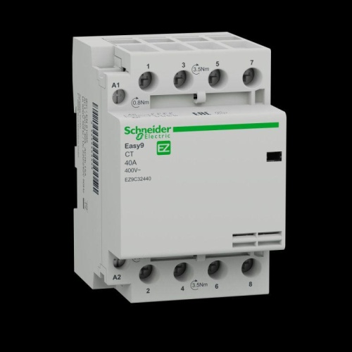 Контактор модульный EASY9 CT 40А 4НО 230/250В AC 50Гц | код. EZ9C32440 | Schneider Electric