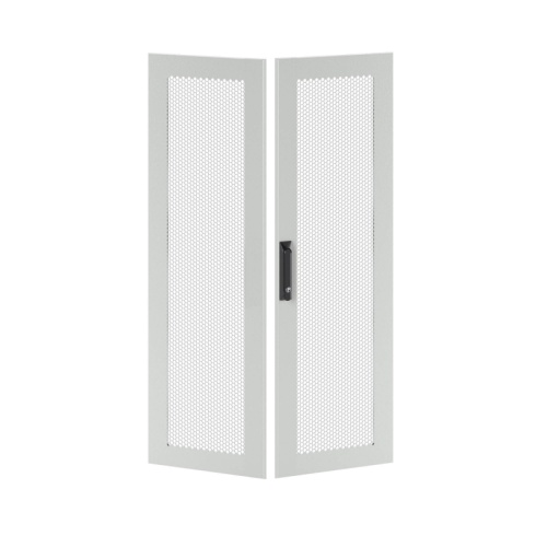Дверь перфорированная двухстворчатая для IT-CQE 1600 x 800 RAL7035 | код RGITCPMD1680 | DKC Дверь перфорированная двухстворчатая для IT-CQE 1600 x 800 RAL7035 | код RGITCPMD1680 | DKC