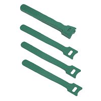 Cabeus CLAMP-135-GN Хомут для кабеля, липучка с мягкой застежкой, 135x14 мм, зеленый (10 шт.) | код 9349c | Cabeus
