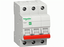 Модульный автоматический выключатель Easy9 EZ 3 полюса, 16А, х-ка C | код. EZ9F34316 | Schneider Electric 