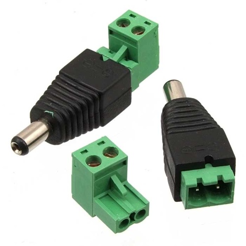 Разъём питания штырьковый RUICHI JR-55, с клеммной колодкой | код 93647 | Ruichi Разъём питания штырьковый RUICHI JR-55, с клеммной колодкой | код 93647 | Ruichi