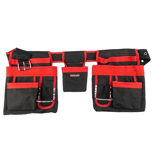 Сумка-пояс монтажника двойная RE-15 | код. 12-5611 | Rexant Сумка-пояс монтажника двойная RE-15 | код. 12-5611 | Rexant