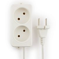Удлинитель Гарнизон EL-NL2-W-2, 2 розетки, допустимый ток 10А, длина 2м. | код EL-NL2-W-2 | Гарнизон