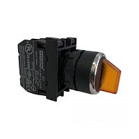 Переключатель 2-0-1 с фиксацией желтый (2НО) B101SL30S | код B101SL30S | EMAS