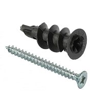 Анкер-дюбель DRIVA NYLON с шурупом (4шт) | код. 102947 | Тех-КРЕП