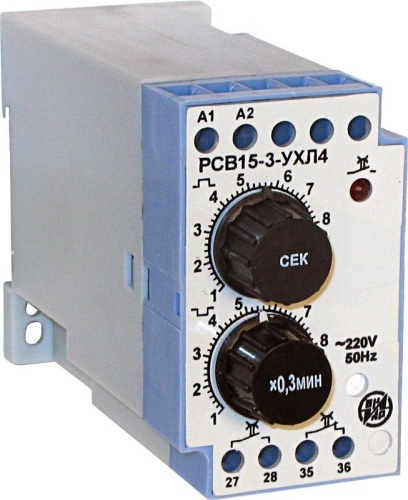 Реле времени РСВ-15-3 0,3…3с/0,3…3с 110В пост. | код A8120-76917535 | ВНИИР