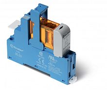 Интерфейсный модуль (сборка 40.31.8.120.0000 + 99.02.0.230.98 + 95.03SPA), электромеханическое реле, 1CO 10A, контакты AgNi, питание 120В AC, категория защиты IP20, винтовые клеммы, пластиковая клипса, LED + варистор, упаковка 1шт. | код 48318120006