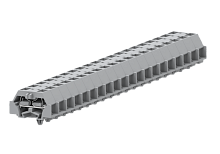 241261 Клемма TB проходная 2-2 с бок. подключ. с защелк. ножками, сер., 11 конт., шт | код 241261 | SUPU