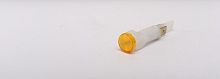 Сигнальная арматура 10мм желтая без гайки с неон. лампой | код S105NS | EMAS