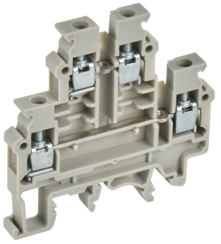 Колодка клеммная CTS-ML 2 ур. 4мм2 серая IEK | код YCT13-00-2-K03-004 | IEK