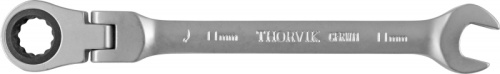CFRW11 Ключ гаечный комбинированный трещоточный карданный, 11 мм | код CFRW11 | Thorvik