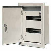 Распределительный шкаф ЩРВ 24 мод., IP31, встраиваемый, сталь, серая дверь |  код. 30102DEK |  DEKraft