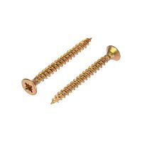 Саморез универсальный KRANZ 3х30, желтый цинк, пакет (20шт.) | код 1111-0330-4 | KRANZ