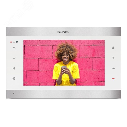 Видеодомофон | код SL-10N Cloud Silver+White | SLINEX