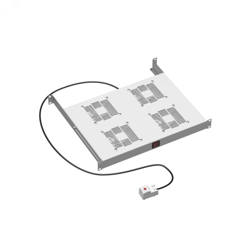 19дюйм Вентиляторный модуль, 4 вент. с термостатом | код R519VSIT4FT | DKC