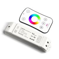 Контроллер для светодиодной ленты 12-24V IP20 135x30x20 мм c пультом, 4CH 240/480W(12V/24V) (LTECH) RGBW | код M4+M4-5A | Вартон