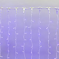 Гирлянда Светодиодный Дождь 2х1,5м, постоянное свечение, белый провод, 230 В, диоды СИНИЕ | код 235-113 | NEON-NIGHT