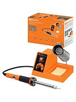 Паяльная станция ПС-72, 2-72Вт, 230В, 160-500С, керамический ТЭН, 4 жала в компл., регулятор, Алмаз | код SQ1025-0705 | TDM