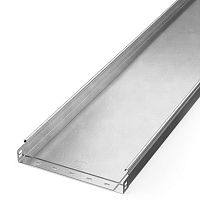 Лоток неперфорированный Стандарт INOX (AISI 304) 300х50х3000 (0,8 мм) (3 м/уп) Промрукав | код PR16.2317 | ПРОМРУКАВ