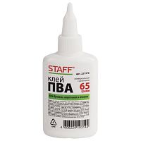 Клей ПВА с дозатором, 65 г, STAFF, 227376 | код 227376 | STAFF