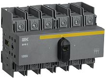 Выключатель-разъединитель модульный ВРМ-3 3P 100А | код MVR30-3-100 | IEK