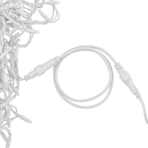 Удлинитель для гирлянд UCX-F90 E/1M/WH серии F90PRO 1м статика/мерцание IP67 бел. Uniel UL-00013222 фото 3