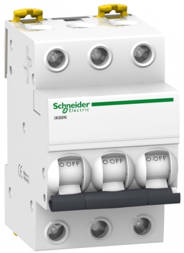 Выключатель автоматический трехполюсный iK60 6А C 6кА | код. A9K24306 | Schneider Electric 