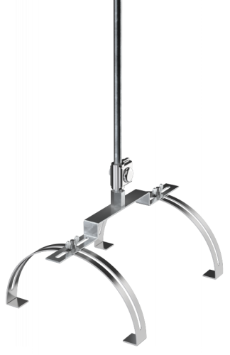 Комплект молниеприемника 1м для круглого конька IEK | код ZLC98-30-010 | IEK
