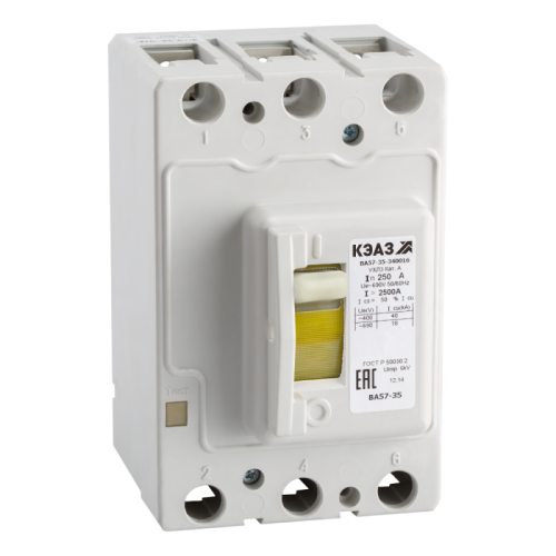Выключатель автоматический ВА57-35-340016-200А-630-690AC-УХЛ3-КЭАЗ | код 336871 | КЭАЗ